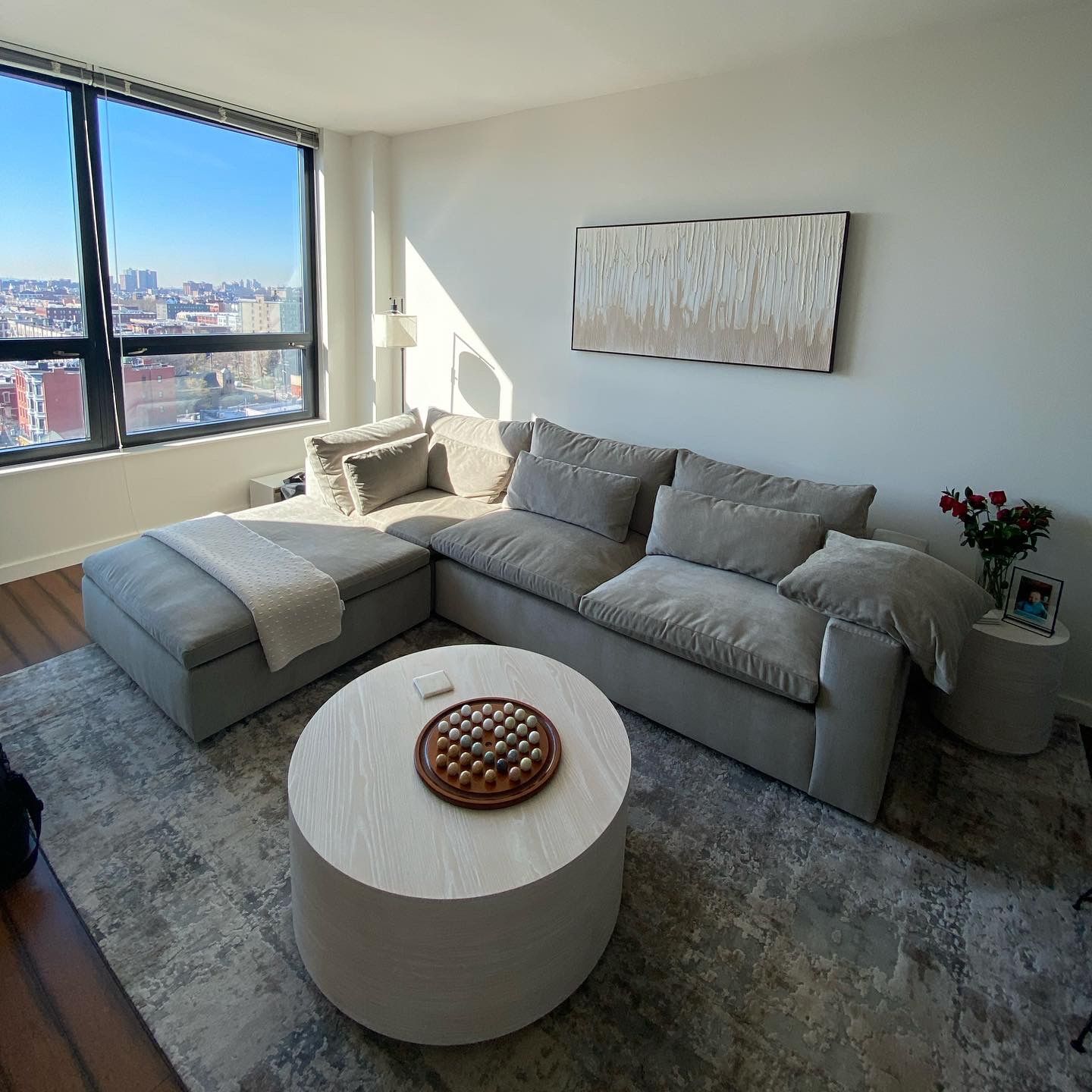 West Elm Couch - Harmony Modular Sectional Set 02: Right Arm Sofa + Corner + Ottoman