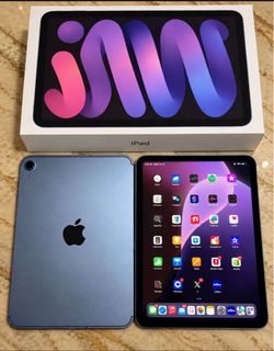 Apple iPad A16 128GB WiFi + Cellular 5G Blue - Mint Condition