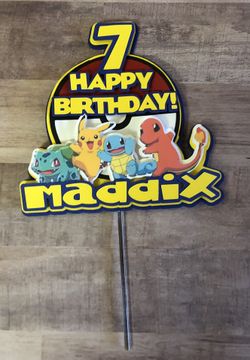 Pokémon Cake Topper 
