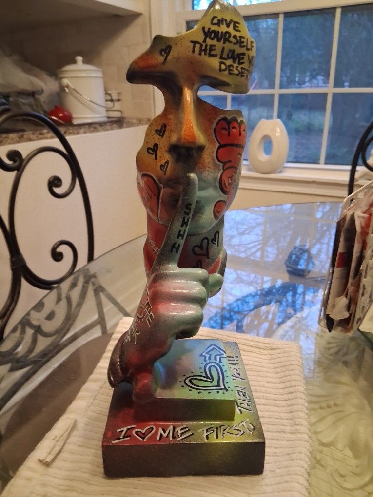 AWESOME.....SHHHH " A SELF LOVE SCULPTURE" A RARE FIND