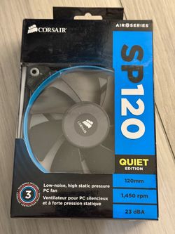 Corsair SP120 Quiet Edition High Static Pressure 120mm Fan
