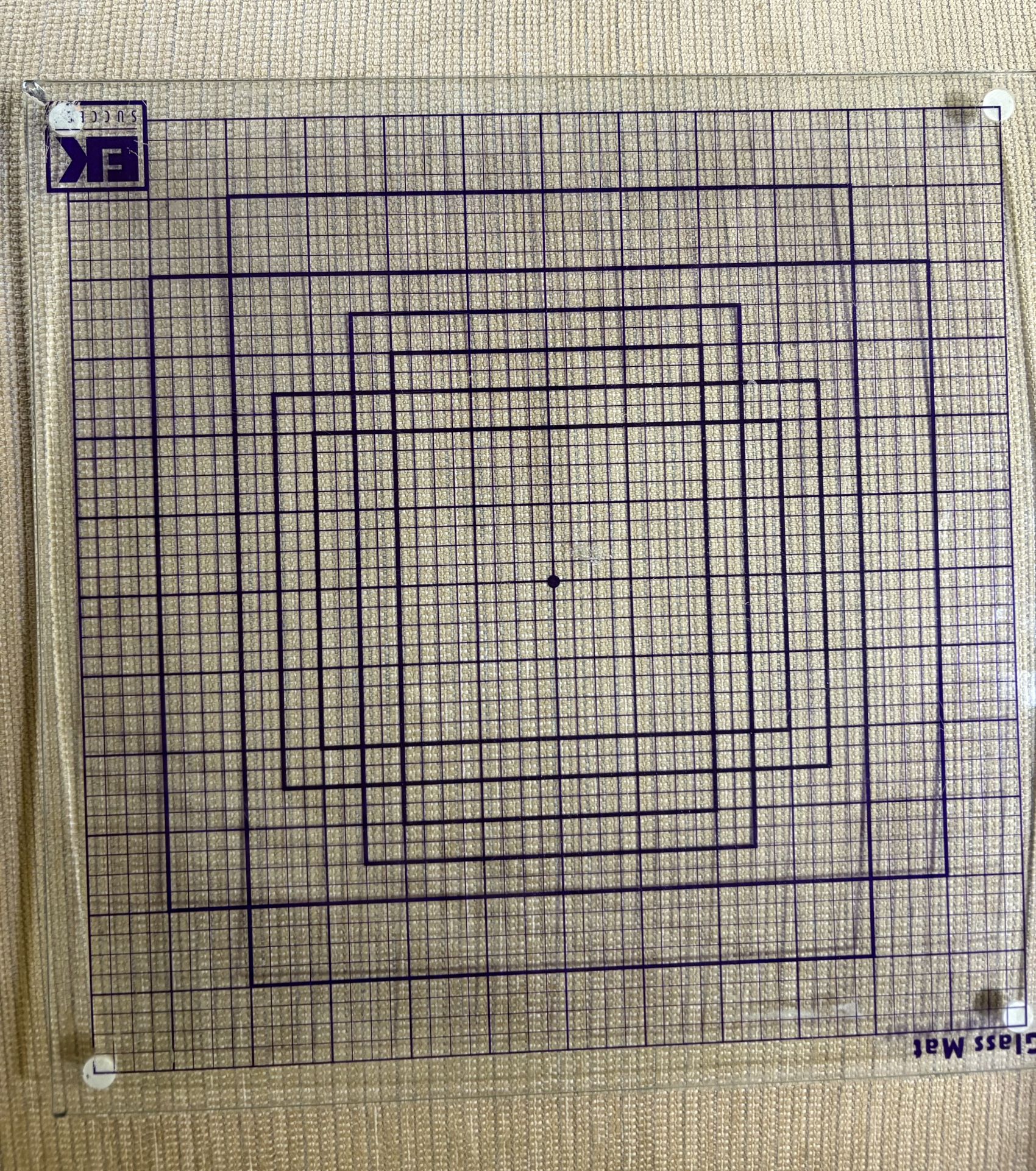 EK Success 12” X 12” Glass Board