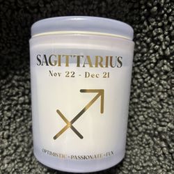 Modern Expressions Guava Mandarin Zodiac candle Sagittarius sign 