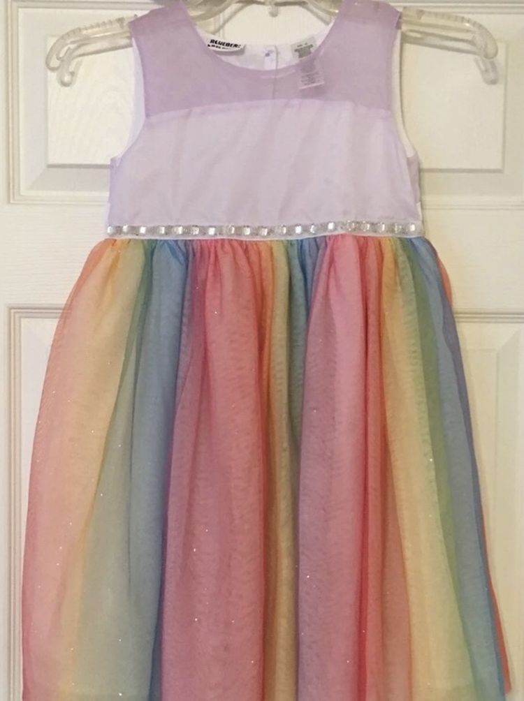 Blueberi Boulevard Size 6 Girls Rainbow