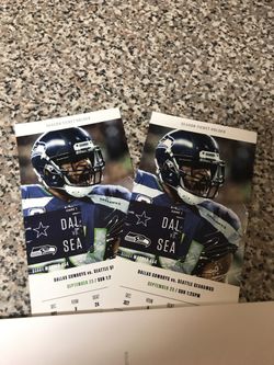 Home opener Seahawks Vs Cowboys