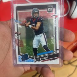 CJ Stroud Panini Optic Training Card