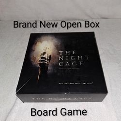 Brand New Open Box The Night Cage Board Game (Is Complete Nothing Missing)