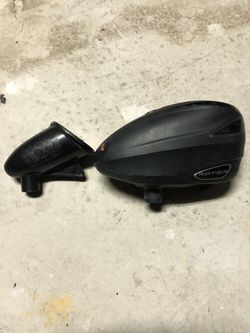 Dye rotor paint ball hopper