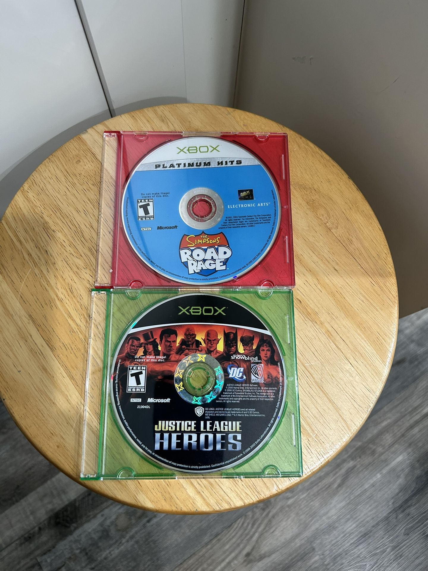 Xbox Games (2) Discs Only 