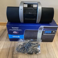 NOS Sirius Satellite SUBX1 Radio Boombox.