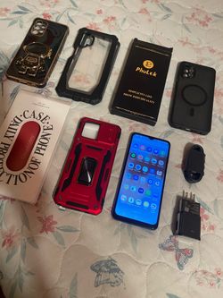 Samsung Galaxy A-32 5G, unlocked for any carrier, with accessories