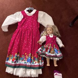 American Girl Doll Dress And Dress Size7