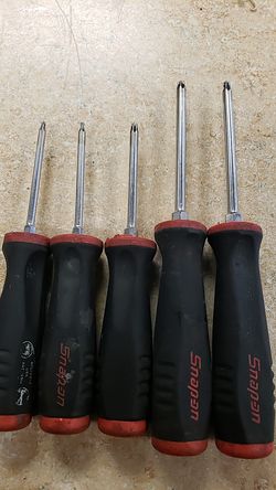 Snap On 5 Piece Torx Screwdriver Set SGDTX50BR