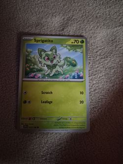 Sprigatito Pokémon Card 013/198 SV1