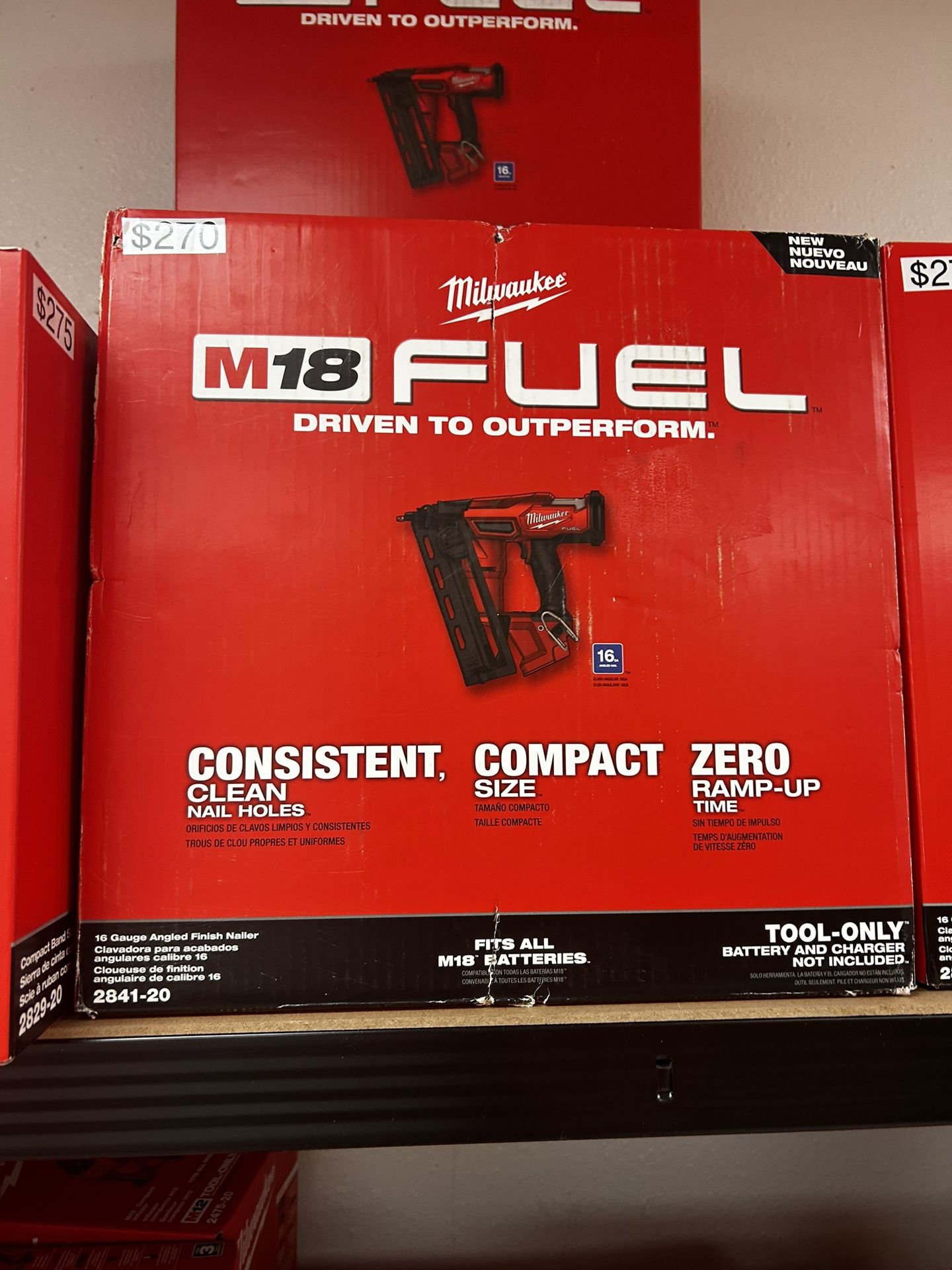 Milwaukee M18 Fuel 16 Gauge Angled Finishing Nailer