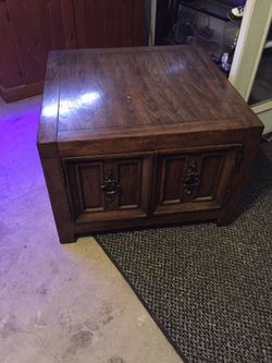 Square coffee table