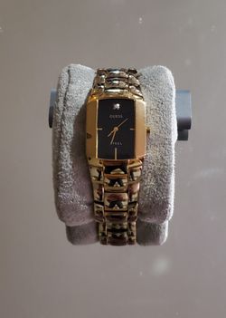 Guess Watch Gold Over Steal, Swarovski Crystal 