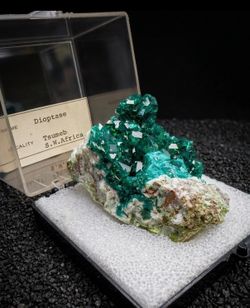 Tsumeb Dioptase Mineral Specimen Old Stock S.W. Africa Plancheite 96g