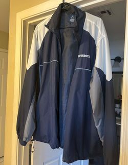 Official Dallas Cowboys Lightweight Full-Zip Windbreaker Jacket (2X-Large)