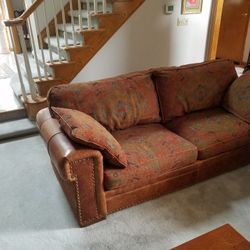 Leather couch