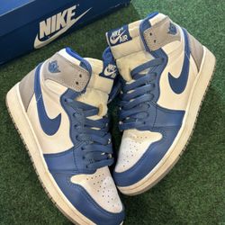 JORDAN 1 HIGH TRUE BLUE SIZE 10.5