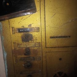 Old antique brass mailbox.
With individual links to apartment units for communication