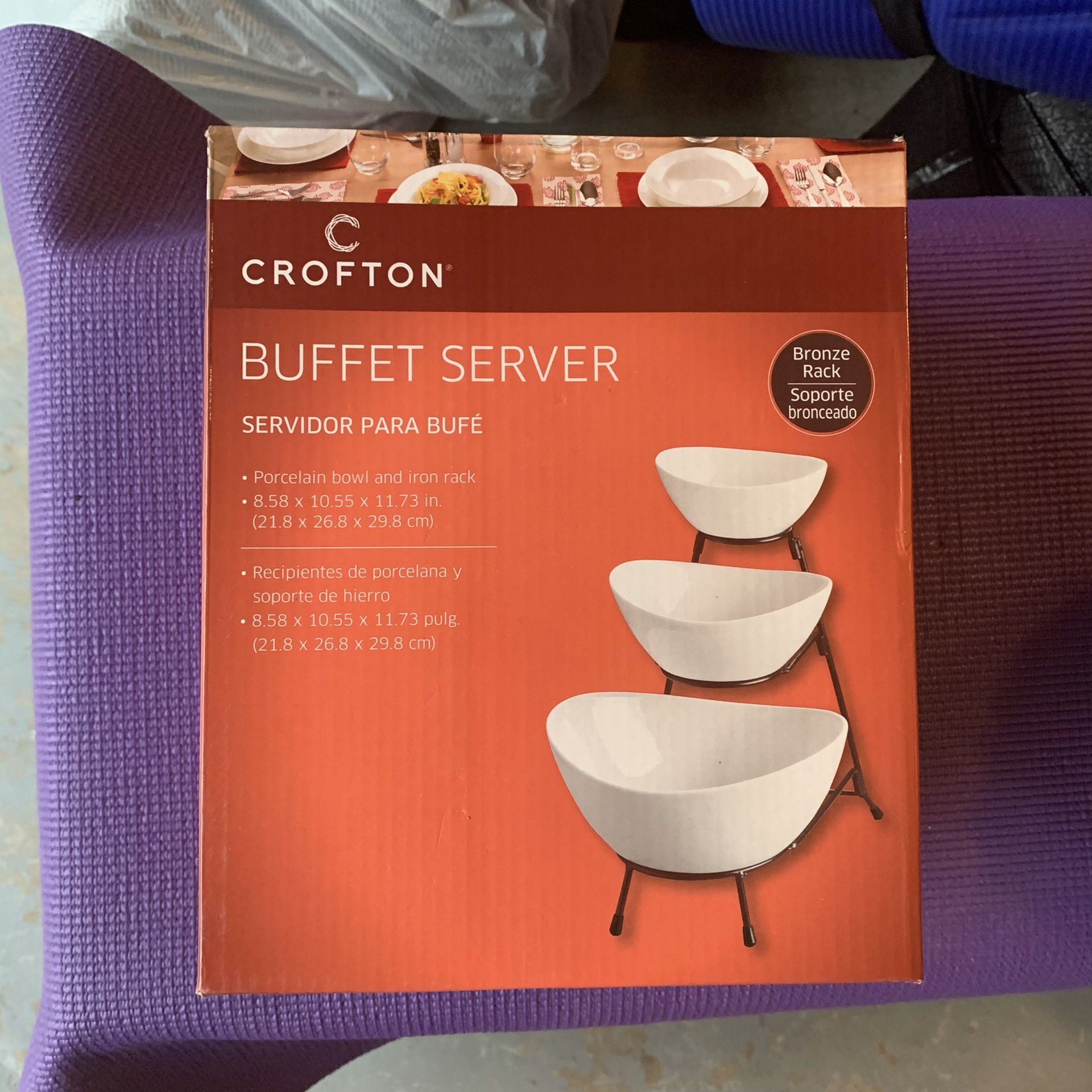 Buffet Server Bowl and Rack