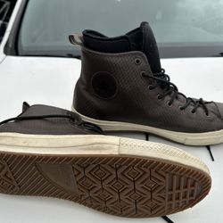 Brown Leather Waterproof Chuck Taylor Converse