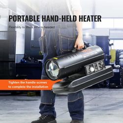 70000 BTU Kerosene Forced Air Heater Portable Torpedo Diesel Space Heater with Thermostat Energy-Efficient Heater