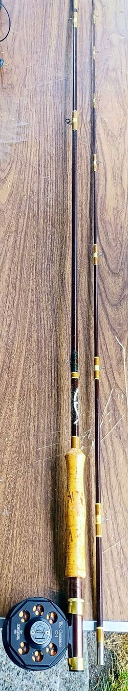 Vintage Eddie Bauer Fly Fishing Rod – Classic Graphite, 2-Piece