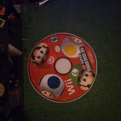 Super Mario Bros Wii Disc rug