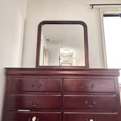 6 Drawer Rattan Storage Dresser