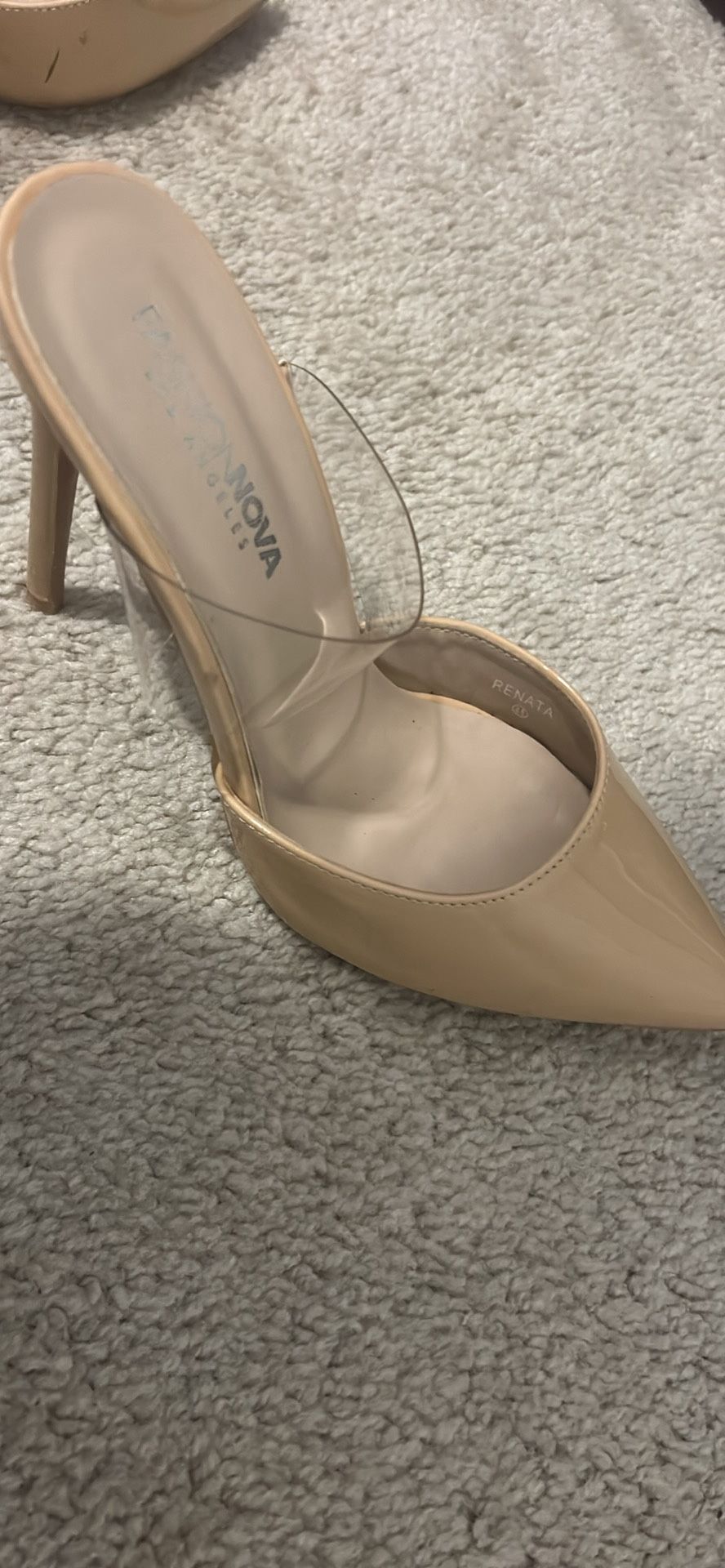 Fashion Nova Nude Heel 