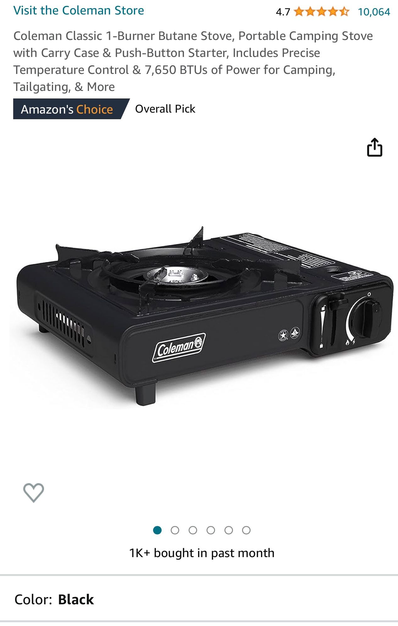 Coleman Camping Stove