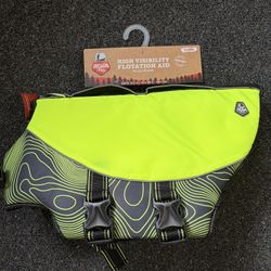 X-Large Dog Life Jacket. High Visibility. 