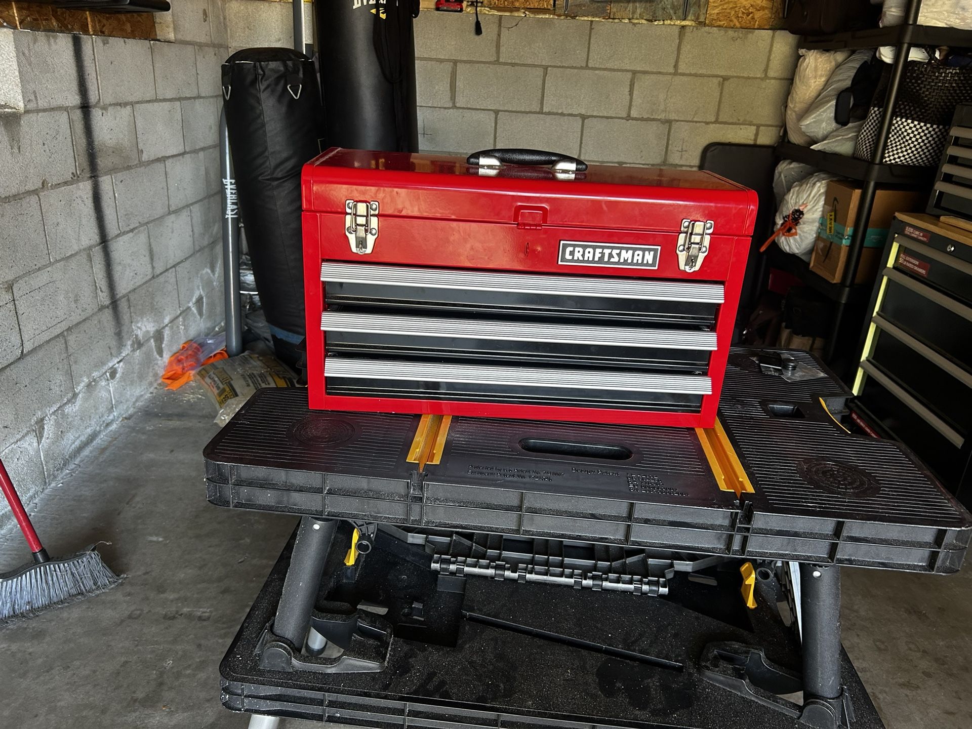 Craftsman Tool Box 3 Drawer Plus Top Section