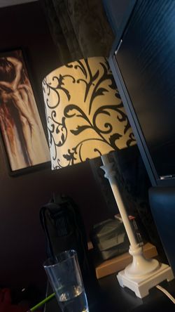 Lamp with shade