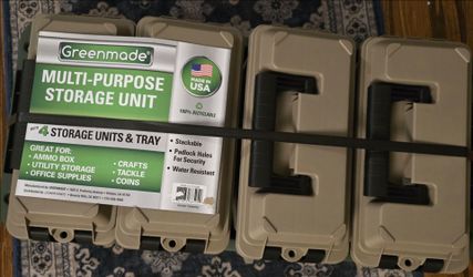 Greenmade locking storage containers