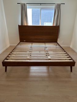King Size Bed Frame + DreamCloud Mattress (if needed)