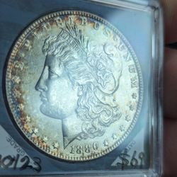 Gem BU 1886 Morgan Silver Dollar