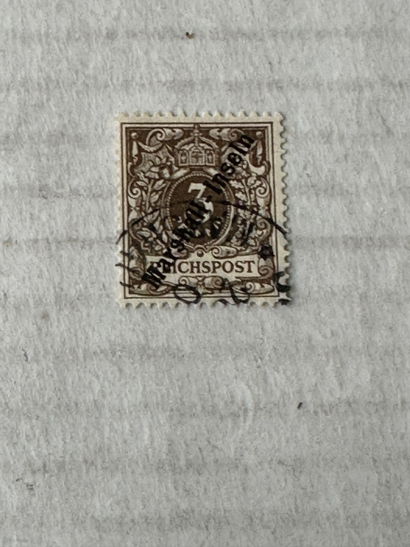 1899 German Office In The Marshall Islands 7 Used