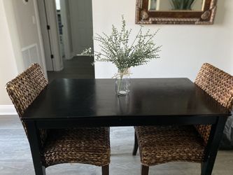 Table with two chairs(only).