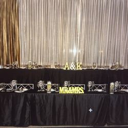 Wedding Black Table Cloths