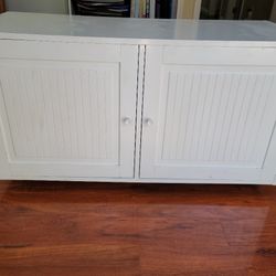 Off White Storage Bench Unit