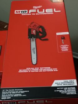 Milwaukee M18 chainsaw brand new in box
