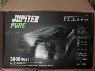 JUPITER PURE 3000 Watt Continuous/6000 Watt Peak Pure Sine Wave Power Inverter