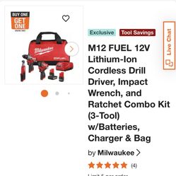 Milwaukee M 12 combo kit