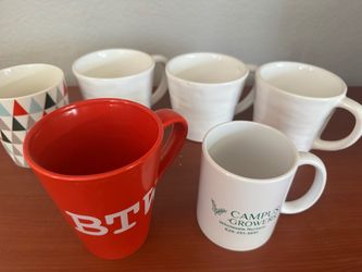 6- Assorted Coffee Mugs