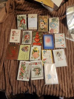 Antique Valentine's Post Cards 