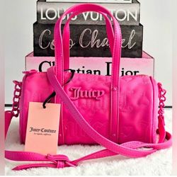 NWT Pink Juicy Barrel Crossbody Bag